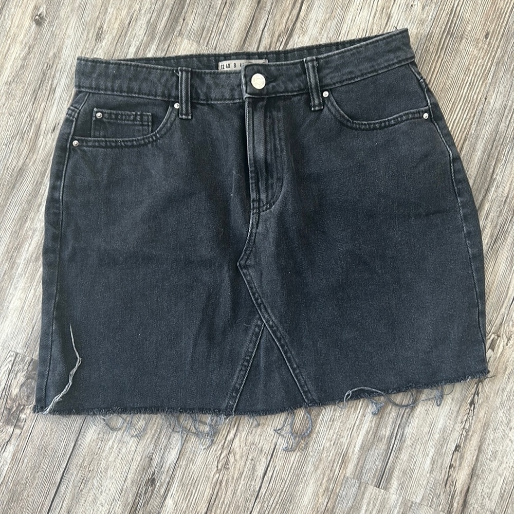 Primark Black Denim Skirt
